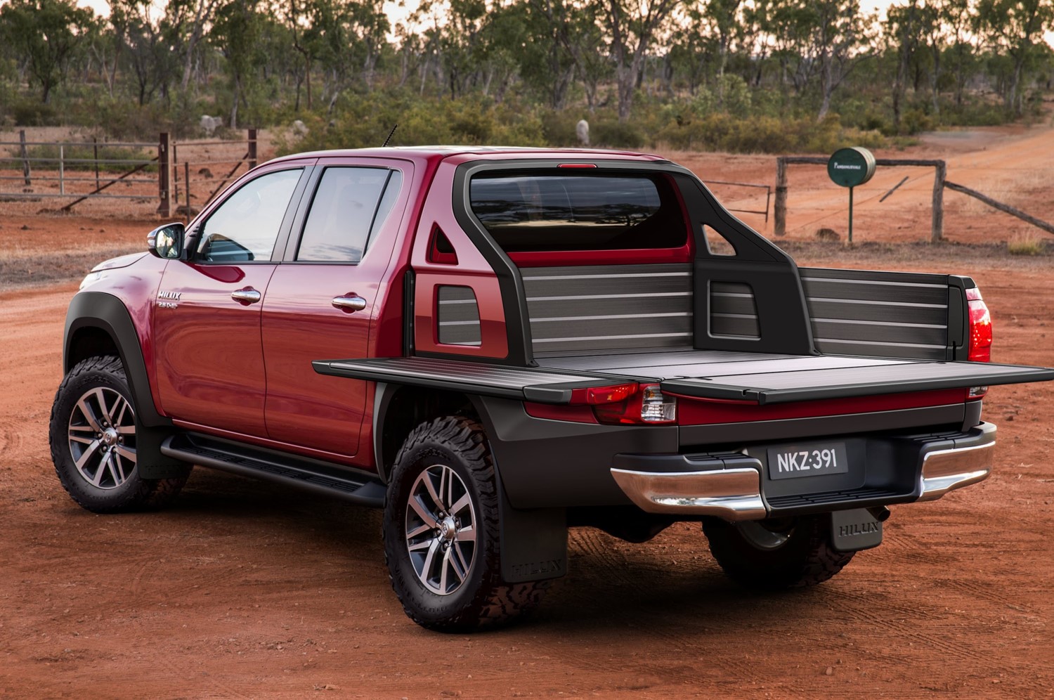 Sport Utility Bed installed on a Toyota HiLux